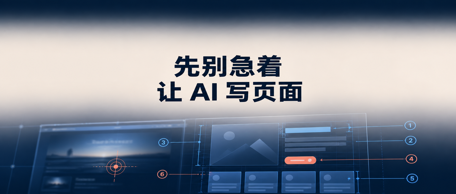 别再让 AI 只会仿站：用一张标注截图训练设计判断